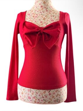 Evolutionary Red Ribbed Tank Top - Dillards